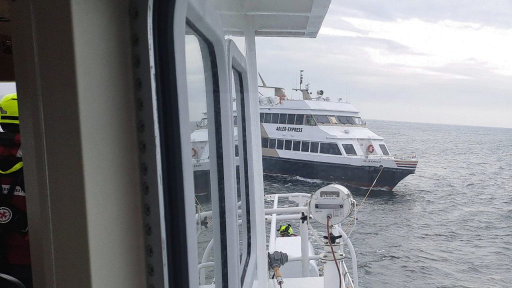 Sylt News. Feuer im Maschinenraum der MS Adler Express