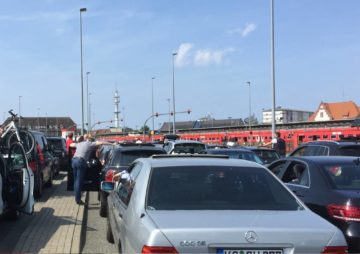 Bauarbeiten: Es wird laut am Sylt-Shuttle 111 Autozug Sylt