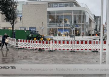 Sylt News. Maybachstraße neun Wochen gesperrt