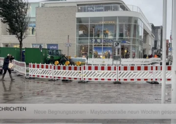 Sylt News. Maybachstraße neun Wochen gesperrt