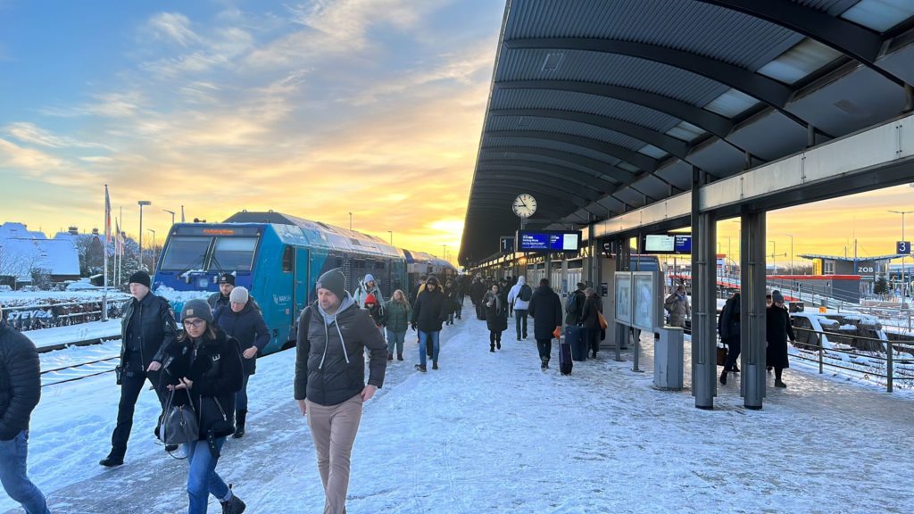 Sylt News. Schneechaos bei der Bahn
