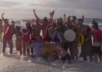 Weihnachtsbaden 2023 in Westerland