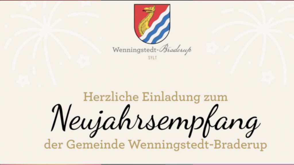 Sylt News. Neujahrsempfang in Wenningstedt