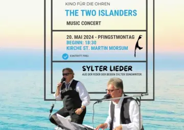 „Kino für die Ohren – Sylter Lieder“: THE TWO ISLANDERS live in der Kirche St. Martin in Morsum
