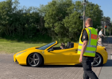 Polizeikontrolle in Kampen