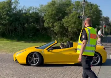 Polizeikontrolle in Kampen
