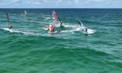 Sensationelle Aufnahmen vom Windsurfen