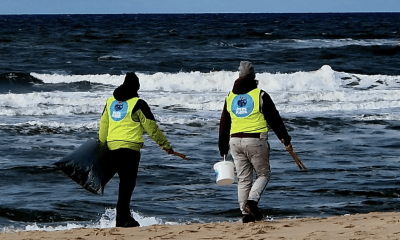 Sturm Beach Clean-up mit Bye Bye Plastik
