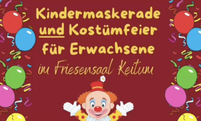 Konfetti-Alarm im Friesensaal: Wenn Tinnum 66 zum Maskenball bittet!