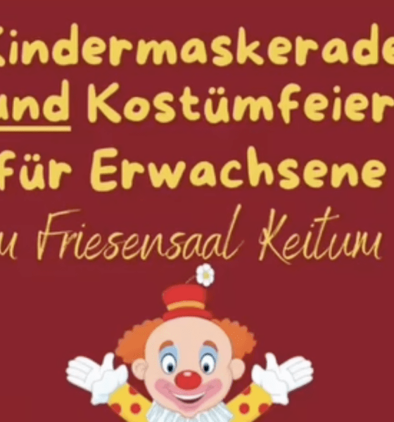 Konfetti-Alarm im Friesensaal: Wenn Tinnum 66 zum Maskenball bittet!