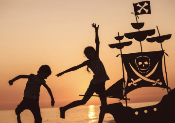 Piratentag auf Sylt in der Villa Kunterbunt