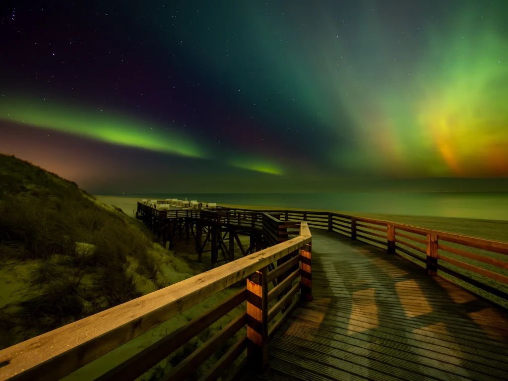 Polarlichter Sylt Fotocredit Murat Yelkenli