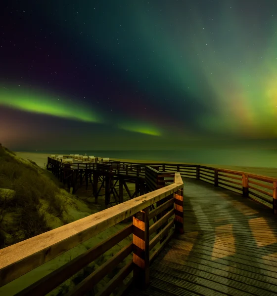 Polarlichter Sylt Fotocredit Murat Yelkenli