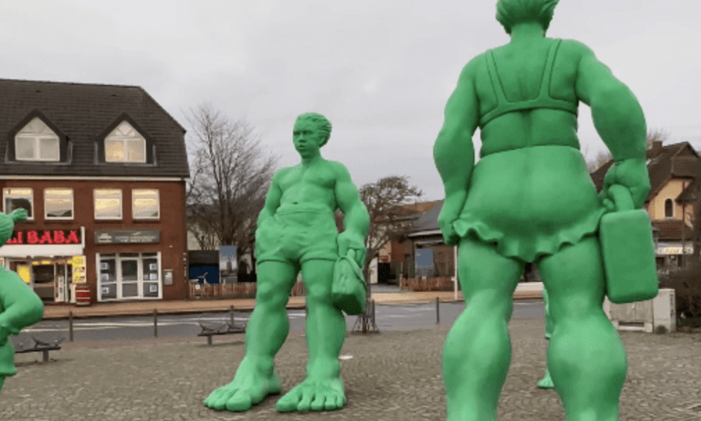 Grün, riesig, und seit 25 Jahren da: Westerlands umstrittenste Kunstfrage