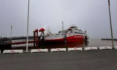 syltfähre bei nebel