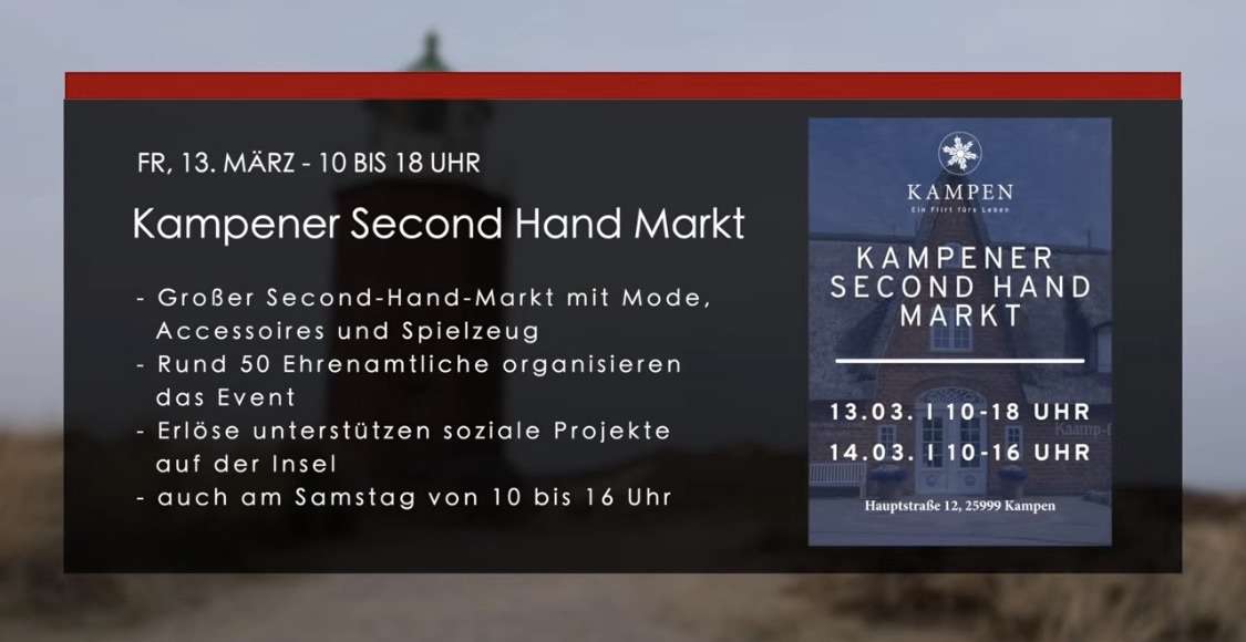 Wochenend-Highlights auf Sylt: Das erwartet Sie vom 12. bis 15. März 6 Wochenend-Highlights auf Sylt: Das erwartet Sie vom 12. bis 15. März
