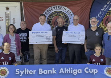 Starker Insel-Zusammenhalt: 8.000 Euro für den guten Zweck beim Altliga-Cup