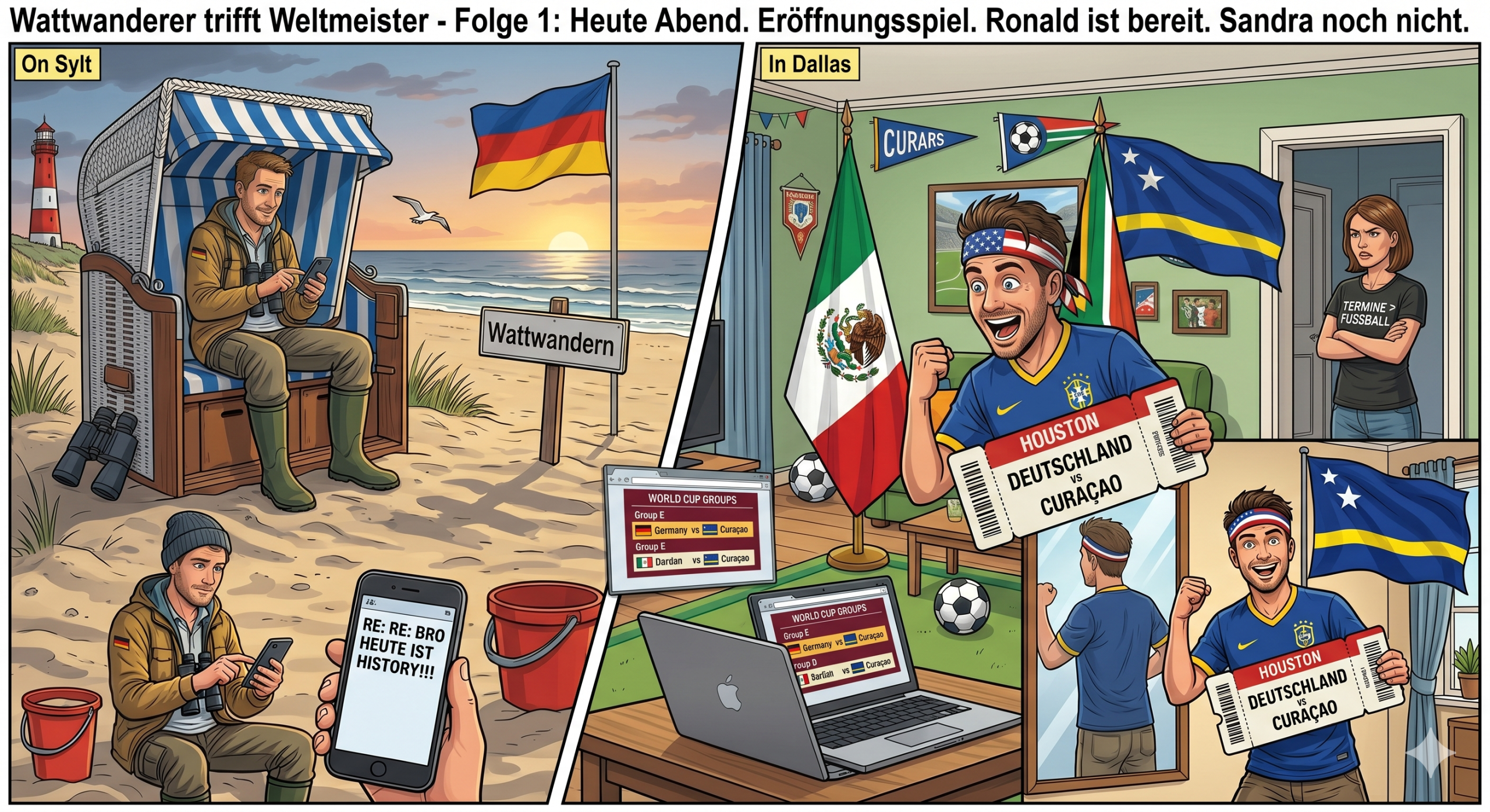 "Wattwanderer trifft Weltmeister" Ronald Dumps WM-Tagebuch – kuratiert von der Nordsee aus 12 "Wattwanderer trifft Weltmeister" Ronald Dumps WM-Tagebuch – kuratiert von der Nordsee aus
