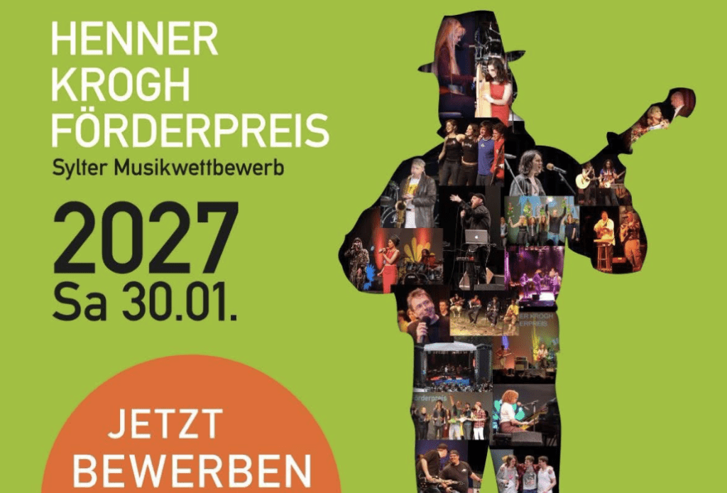 Bühne frei für unsere Insel-Talente: Der Henner-Krogh-Förderpreis 2027 ruft!