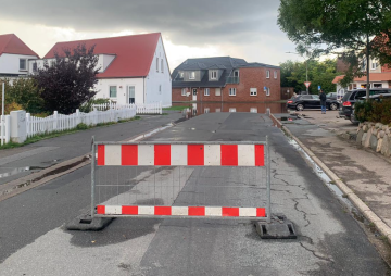 Klanxbüll hat wieder Seeblick - Ortsmitte überschwemmt