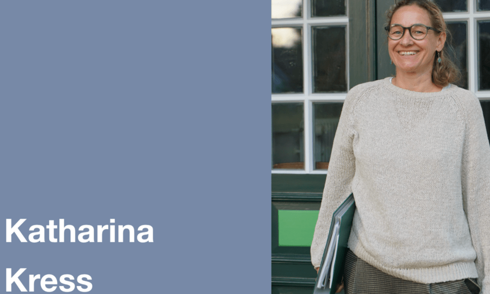 Vom Anruf zwischen den Feiertagen in den Vorstand: Katharina Kress im Porträt