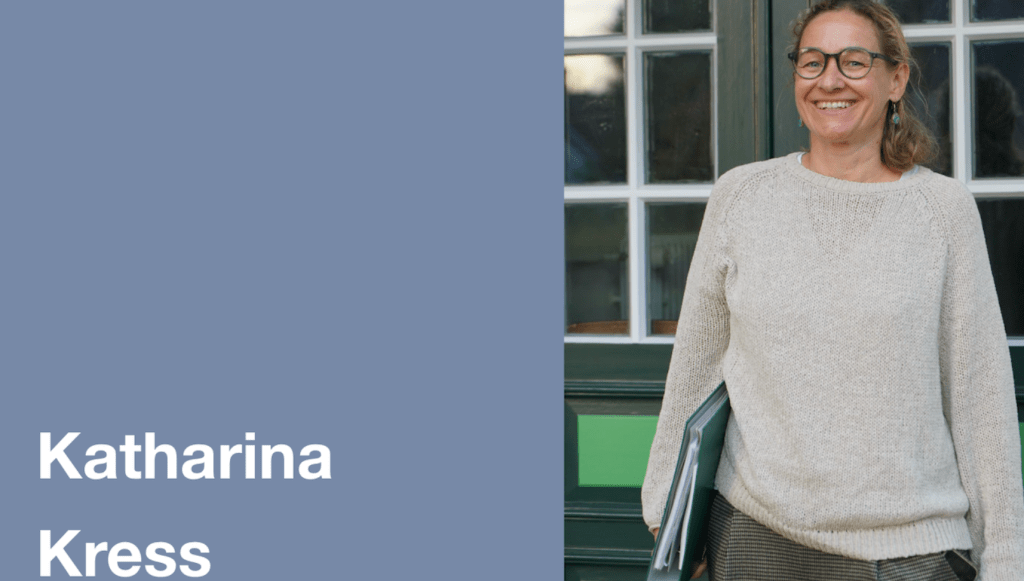 Vom Anruf zwischen den Feiertagen in den Vorstand: Katharina Kress im Porträt