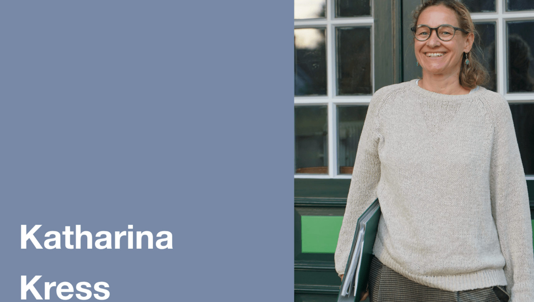 Vom Anruf zwischen den Feiertagen in den Vorstand: Katharina Kress im Porträt 17 Vom Anruf zwischen den Feiertagen in den Vorstand: Katharina Kress im Porträt