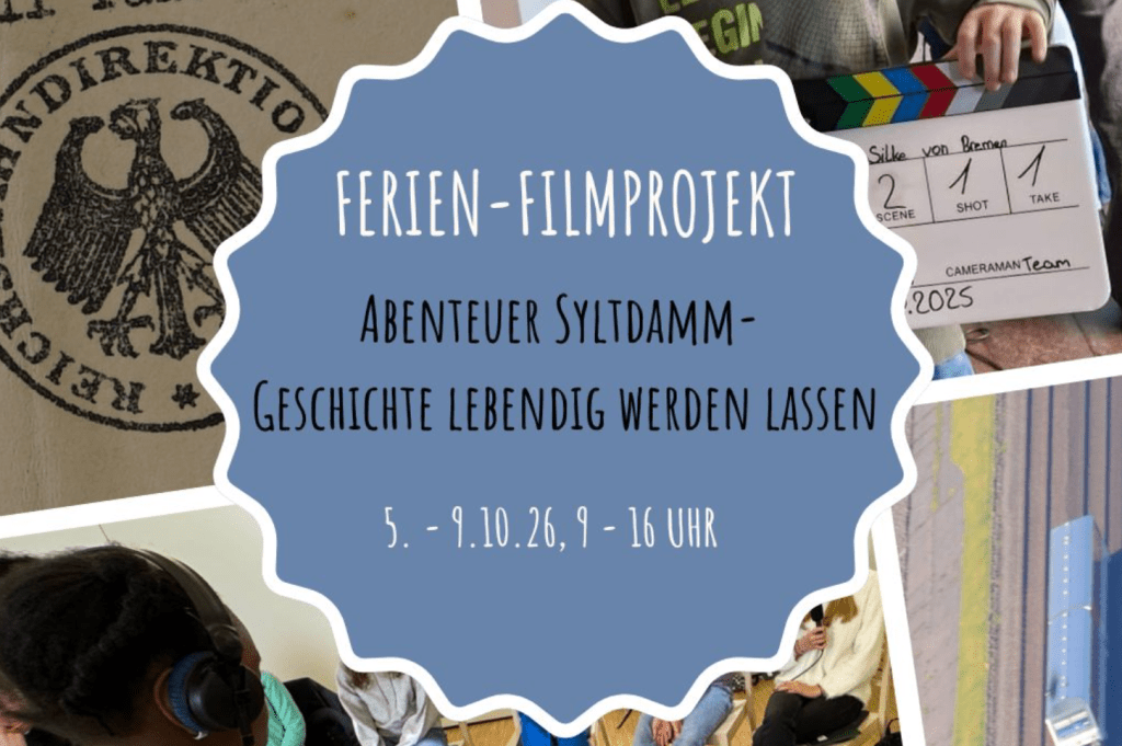 Ferienwoche mit Kamera: Sylter Jugendliche drehen zum Hindenburg Damm-Jubiläum