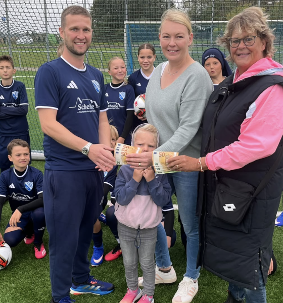 Ringreiten Morsum Geldspende Team Sylt