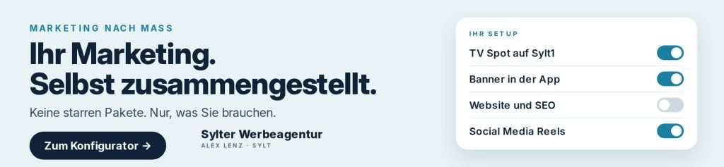 Sylter Werbeagentur C: Konfigurator 9 Sylter Werbeagentur C: Konfigurator