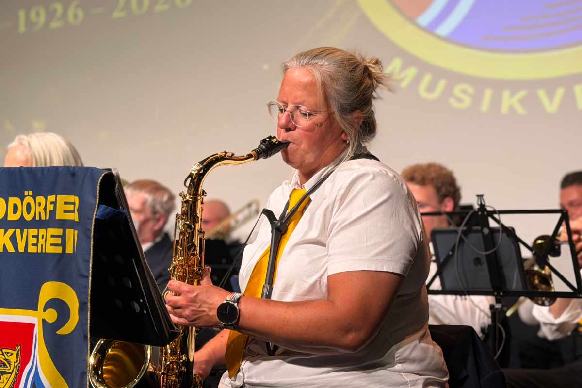Phantom, Flashdance und eine Fair Lady: Der Norddörfer Musikverein spielt sein Jubiläumskonzert 6 Phantom, Flashdance und eine Fair Lady: Der Norddörfer Musikverein spielt sein Jubiläumskonzert