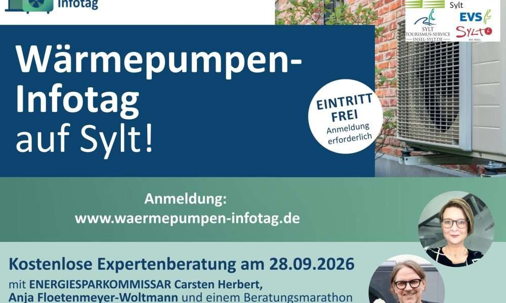 Wärmepumpen-Infotag im Congress Centrum: Beratung und kommunale Wärmeplanung