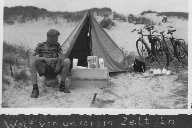 Mit Fahrrad über den Hindenburgdamm