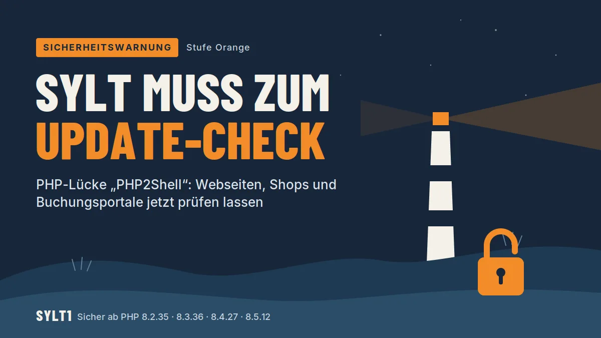 Sylt muss zum Update-Check: PHP-Lücke schreckt Webseiten-Betreiber auf