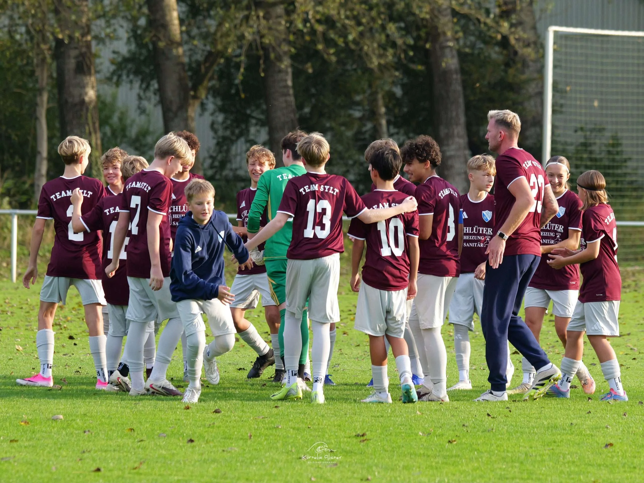 Vogt-Hattrick Team Sylt C-Junioren gewinnen 6:1 in Leck