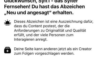 Ausgezeichnete Interaktion: Sylt 1 ist „Neu und Angesagt“ auf Facebook
