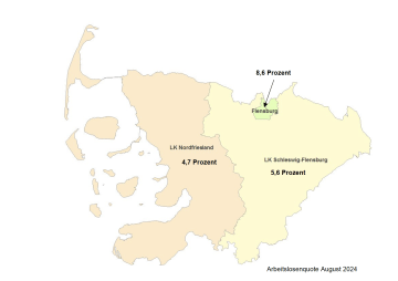Sylt News. Arbeitslosigkeit von Sylt in Schleswig-Holstein am niedrigsten.