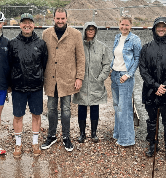 Multipark Sylt: Wirtschaftsminister Klaus Ruhe Madsen zu Besuch auf der Baustelle