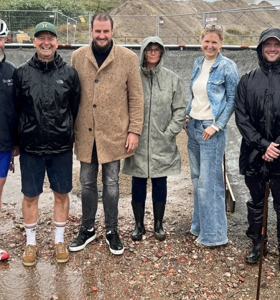 Multipark Sylt: Wirtschaftsminister Klaus Ruhe Madsen zu Besuch auf der Baustelle