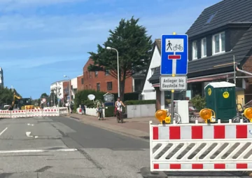 Kjeirstraße in Westerland erneut gesperrt -