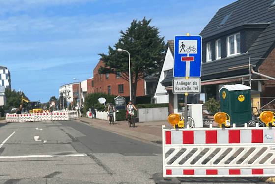 Kjeirstraße in Westerland erneut gesperrt -