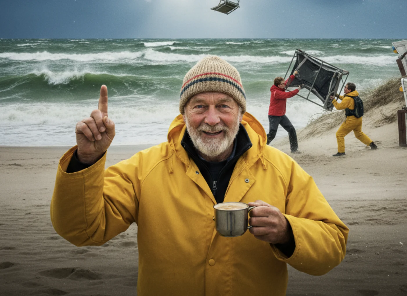 Sturmflut Sylt: Der Orkan der Apokalypse... oder doch nur eine steife Brise?