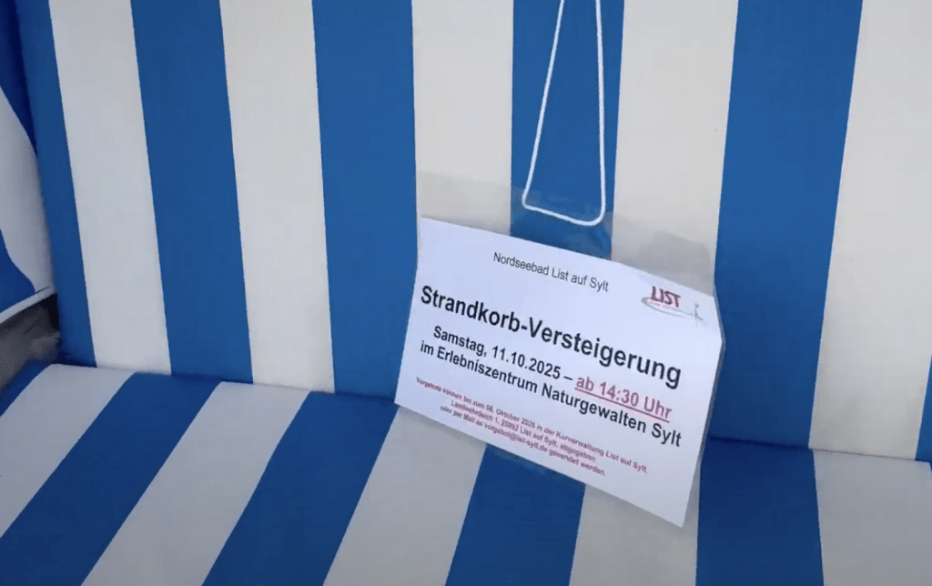 Strandkorb-Wahnsinn auf Sylt: Rekord-Versteigerung in List und großzügige Gratis-Aktion in Braderup