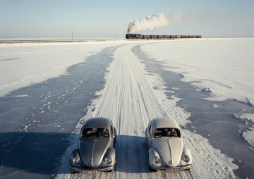 Winterwunder auf Sylt: Vom gefrorenen Meer zum einzigartigen Verkehrsweg