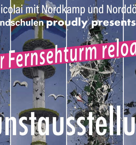 Sylter Fernsehturm erstrahlt neu: 101 Kinder stellen ihre kreativen Visionen aus