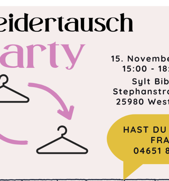 Kleiderschrank-Chaos? Die Sylt Bibliothek startet die "Tausch-Offensive" (Sorry Jungs, nur für Frauen!)