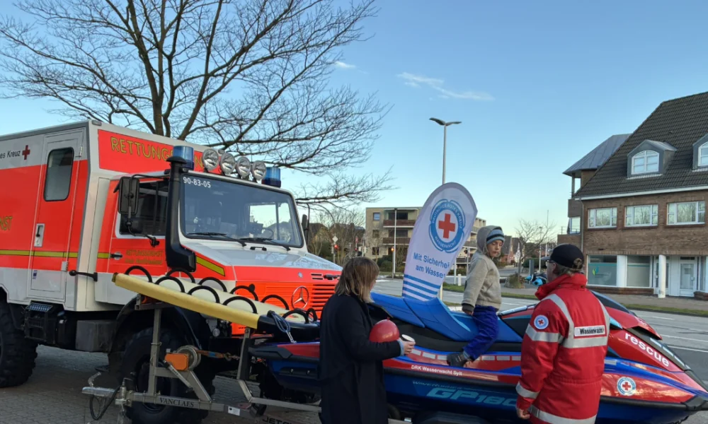 Moin, Lebensretter! DRK-Wache öffnete die Pforten – und die Herzen