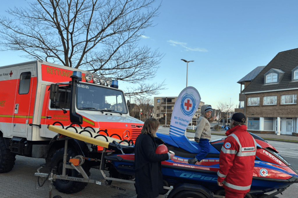 Moin, Lebensretter! DRK-Wache öffnete die Pforten – und die Herzen