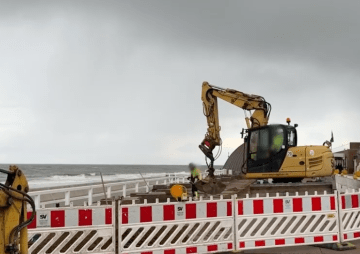 Infrastrukturprojekt in Westerland: Erneuerung der Bodenbeleuchtung an der Musikmuschel
