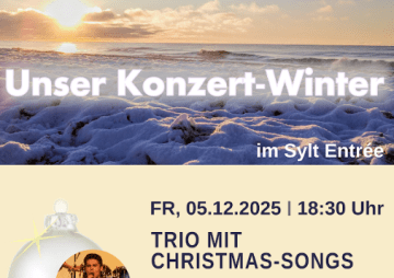 Vorweihnachtliche Klänge im Sylt Entrée: "Konzert-Winter" im Bahnhof Westerland 108 Vorweihnachtliche Klänge im Sylt Entrée: "Konzert-Winter" im Bahnhof Westerland